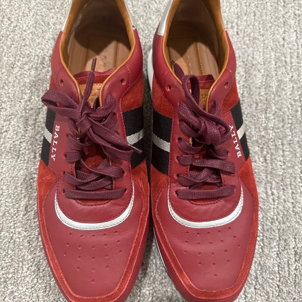Bally men’s Stylish Red Sneakers